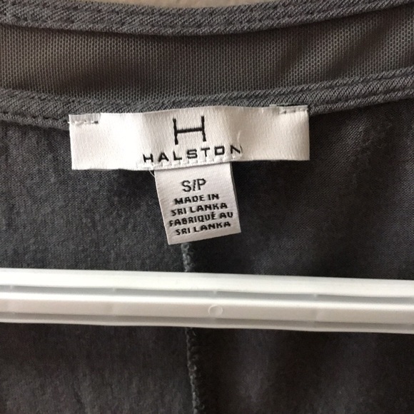 H Halston gray shirt - Picture 2 of 5
